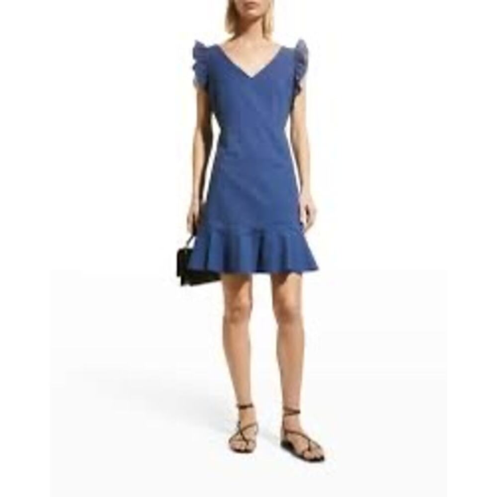 NWT Harshman Naomi Ruffle Dress, L
